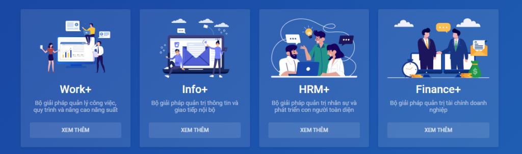 Hệ thống tính năng phần mềm Base.vn