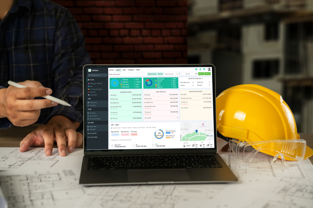 Quản lý ngân sách dự án số hóa trên nền tảng FastCons