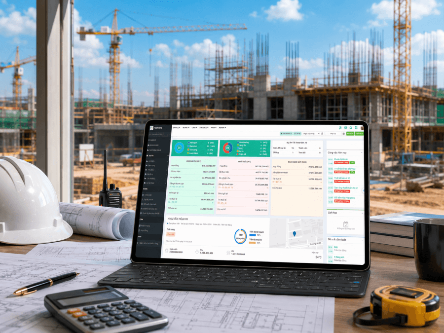 Quản lý ngân sách dự án số hóa trên nền tảng FastCons