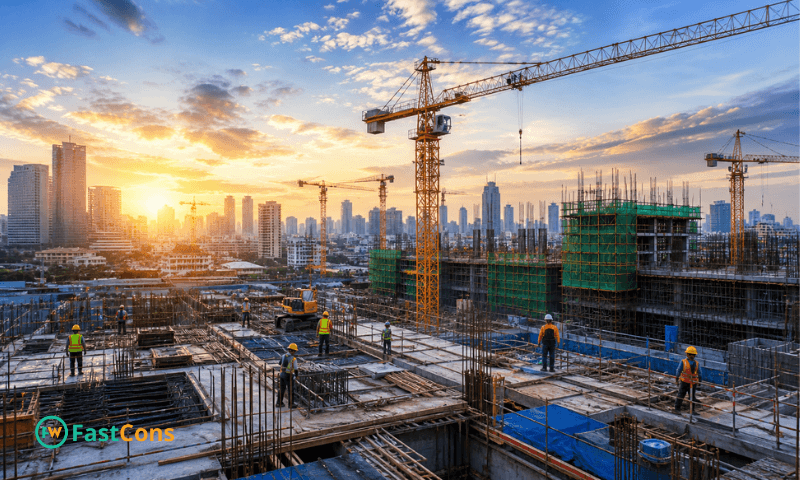 bối cảnh thị trường ngành xây dựng 2026 