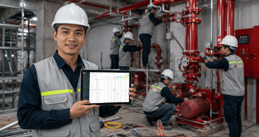 Demo quản lý khối lượng thi công PCCC trên phần mềm FastCons