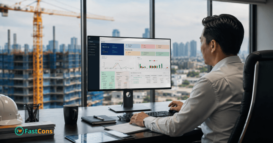 DashBoard quản lý tổng thể dự án dành cho ban lãnh đạo