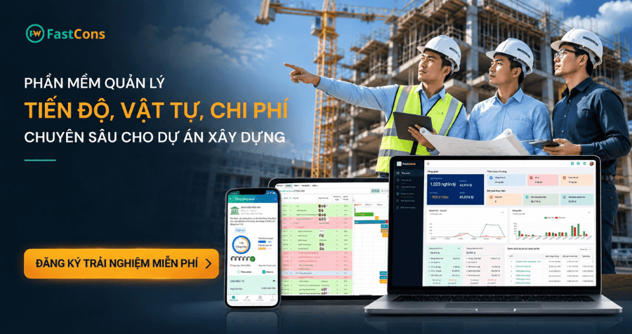 Phần mềm quản lý dự án xây dựng FastCons