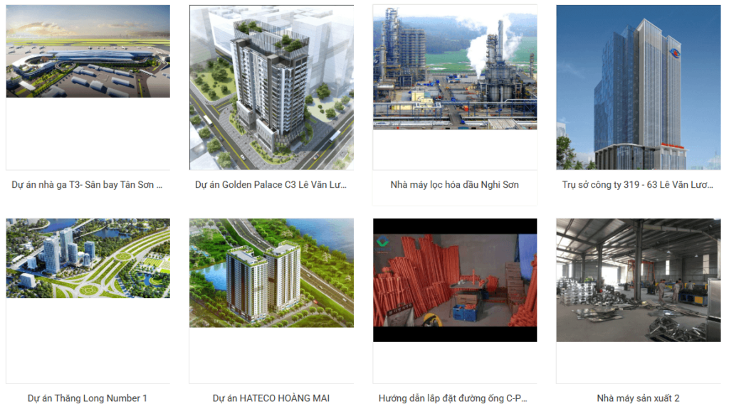 Một số dự án tiêu biểu của VITDUCT
