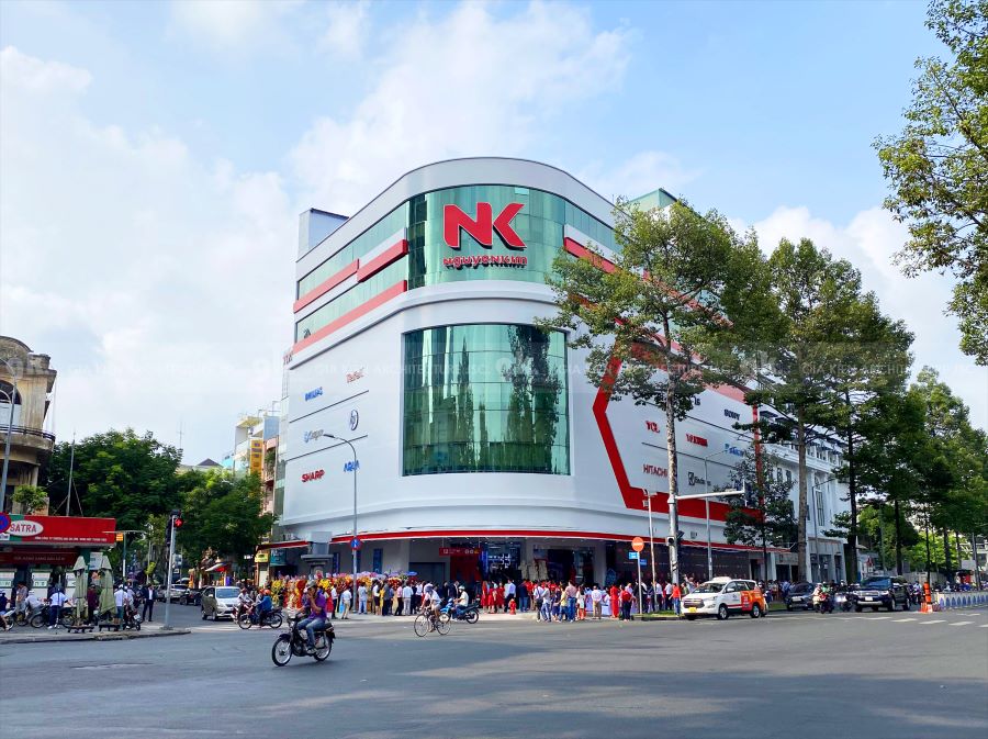 Dự án thi công nội ngoại thất Nguyễn Kim, Q1